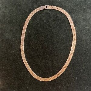 Vintage Goldrush Style Tennis Necklace